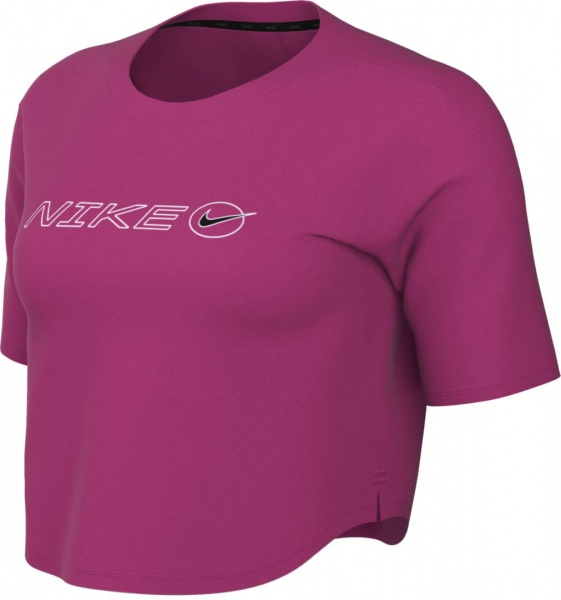 Футболка Nike W NK ONE DF CLRK STD SS CRP TP DM7391-621 р.XL рожевий