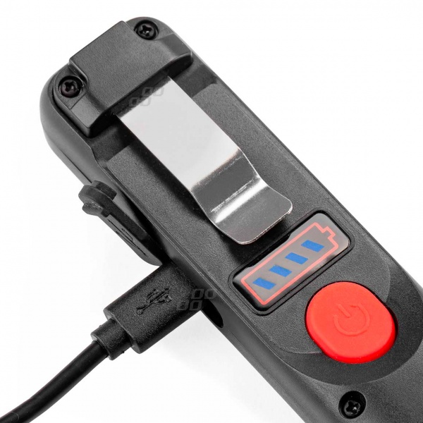 Фонарик AMiO WT07 черно-красный