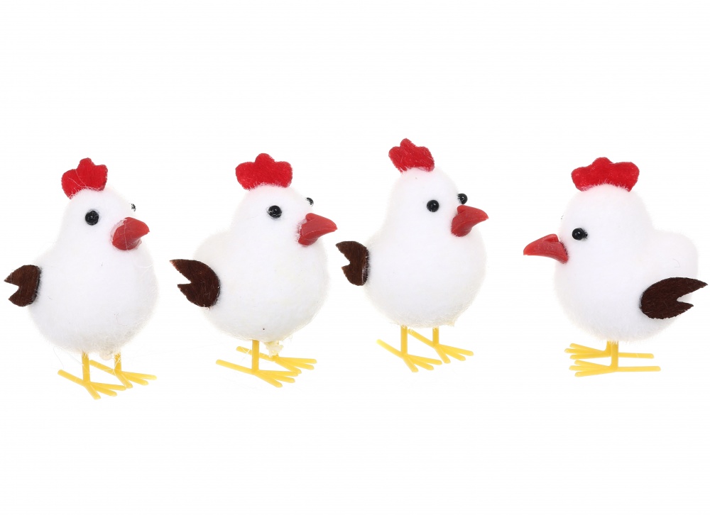Украшение пасхальное Петушки 4,5х2,5х2 см GT21420Z