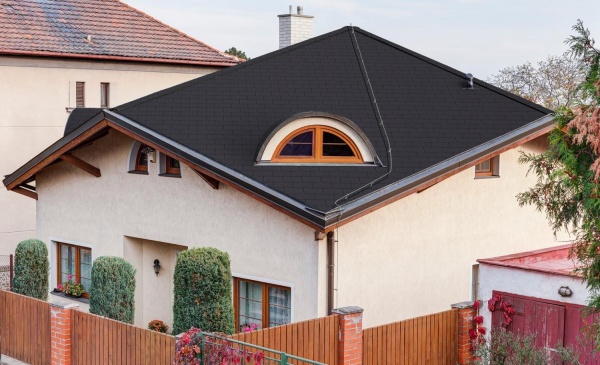 Бітумна черепиця IKO Number One 3Tab Black (01) 3,0 кв.м