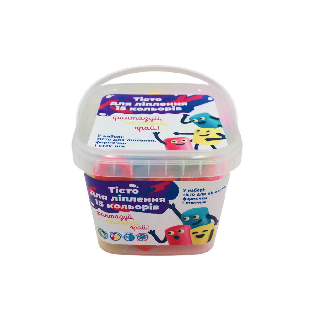 Набір для ліплення CLAY ANYWAY Тісто 15 кольорів TY4470