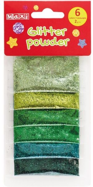 Блестки декоративные MX61673 6 шт. Maxi