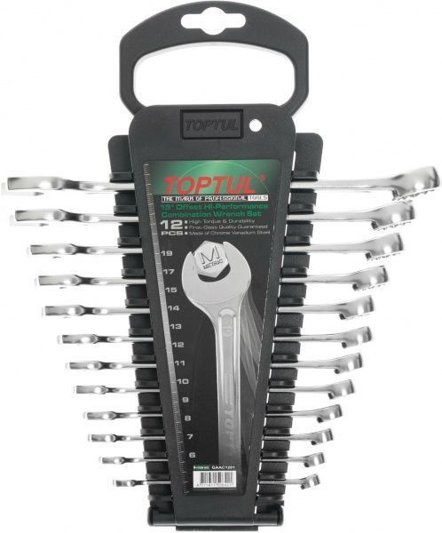 Набір ключів комбінованих Toptul 6-19 мм GAAC1201