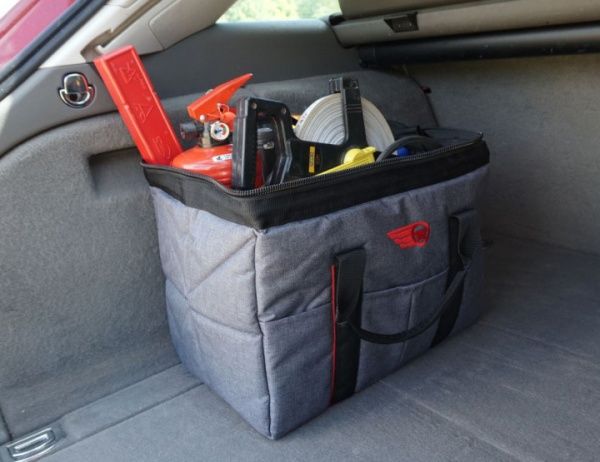 Сумка дорожная для автомобиля Дампин 27 ТрендБай 1055 серый