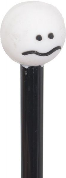 Ручка гелевая Гримасы смайл белый 