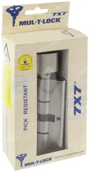 Циліндр Mul-T-Lock 7х7 50x50 ключ-вороток 100 мм нікель
