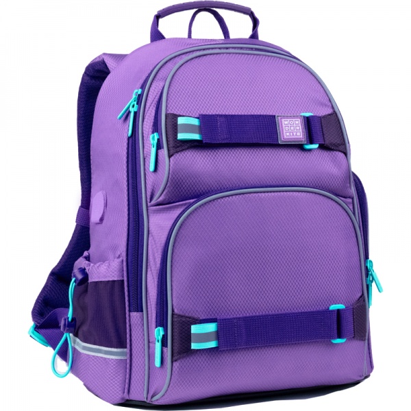Рюкзак школьный KITE (пенал + сумка) WK 702 фиолетовый 48287