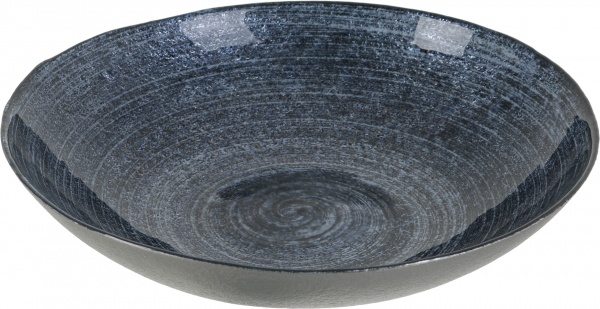 Блюдо глубокое Natural 27 см индиго/черное Dekor Cam 