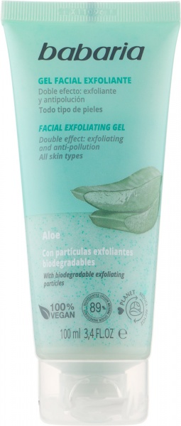 Гель-эксфолиант Babaria Алоэ 100 мл