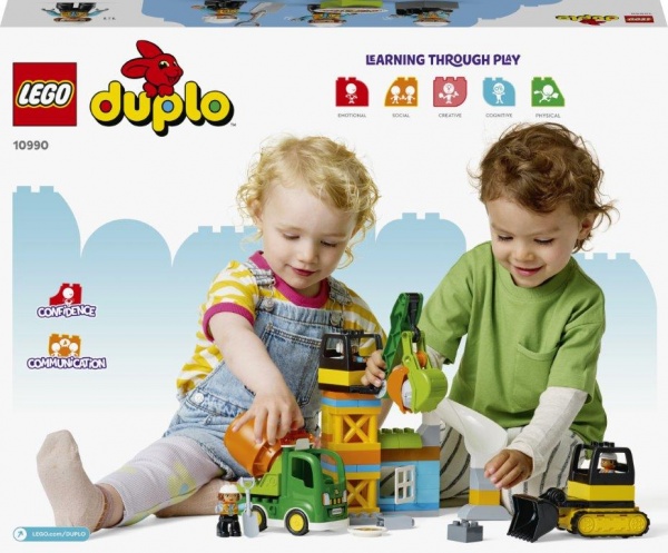 Конструктор LEGO DUPLO Будівельний майданчик 10990