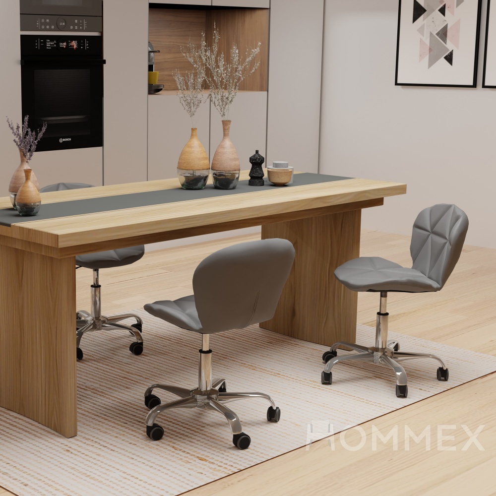 Кресло Hommex Margo H-245 Light Grey серый