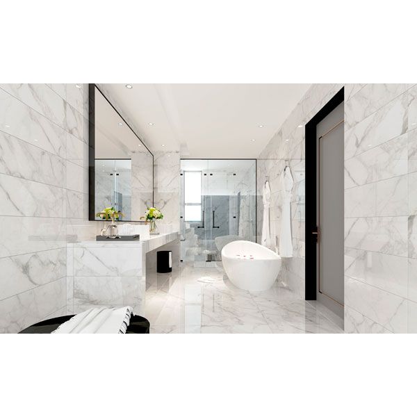 Плитка Golden Tile Calacatta extra білий Н90500 59,5x59,5 