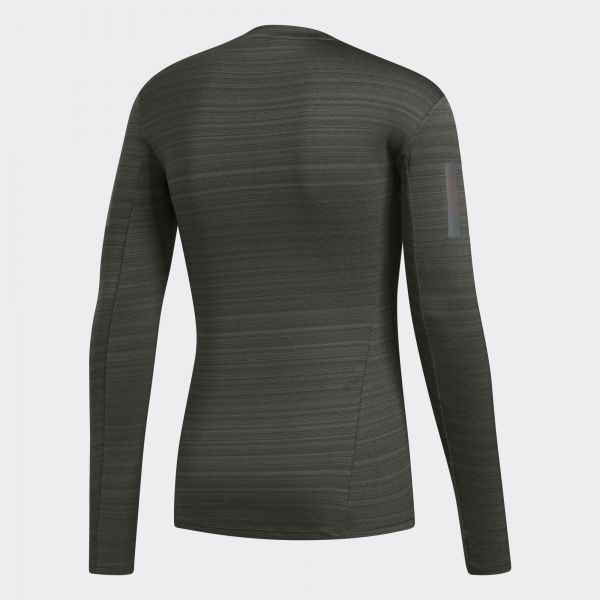 Джемпер Adidas RUNR LS TEE M EI6294 р. XL зелений
