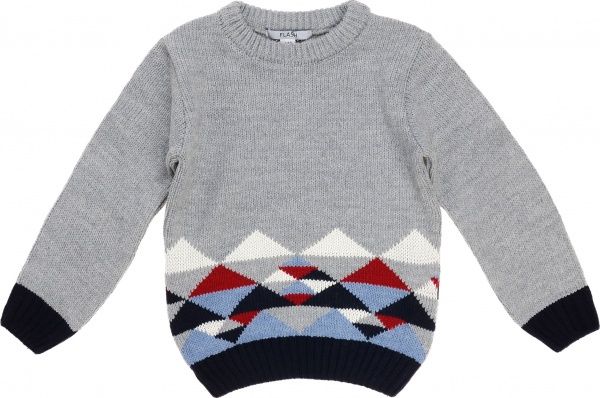 Свитер Flash р.146 серый/разноцветный 17B419-4231 