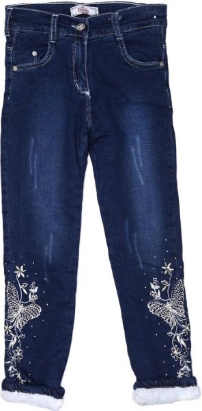 Джинси Beren Style з метеликом утеплені р.146-152 2142 