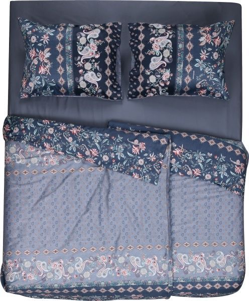 Комплект постільної білизни Fabriano G1 сімейний синій Granfoulard 