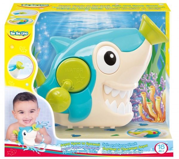 Игрушка Bebelino Акула. Крути и брызгай 58078