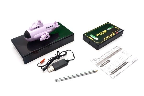 Подводная лодка на р/у Great Wall Toys фиолетовая 1:72 GWT3255-4