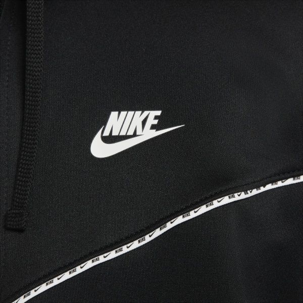 Джемпер Nike NSW REPEAT PK HZ HOODIE DD3773-010 р. L черный