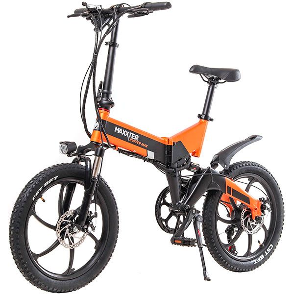 Электровелосипед Maxxter RUFFER MAX (black-orange)