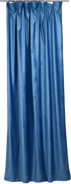 Штора Velvet Magic ring 160х275 см синий La Nuit