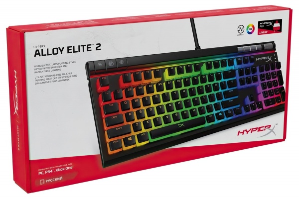 Клавиатура игровая HyperX Alloy Elite II black (4P5N3AX) 