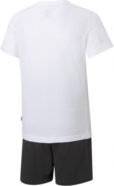 Комплект детской одежды Puma Short Jersey Set 84731002 р. 164 бело-черный
