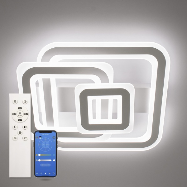 Люстра светодиодная Luminaria 3xбелый TRIVENTO 90W 3S APP 500/430 