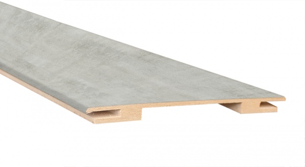 Доборная планка ОМиС универсальная со шпугой 140х10х 2050 мм цемент