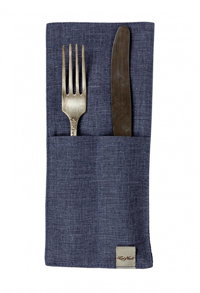 Чохол для приборів La Nuit Oliva Синій 10x24 см 