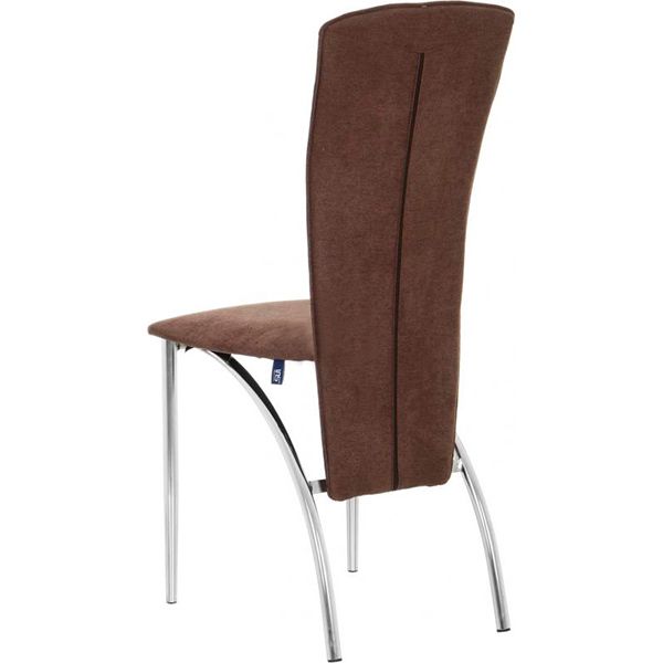 Стілець обідній Nowy Styl Amely Chrome (BOX-2) (CH) SORO-28 хром/коричневий