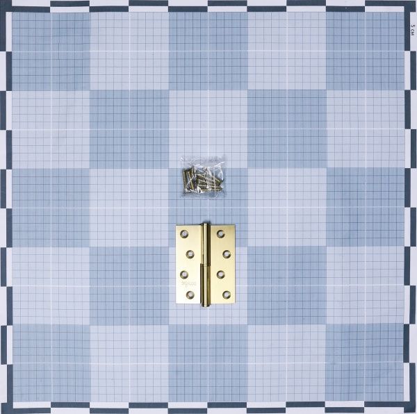 Петля съемная B-100L SB 100x75x2.5 мм матовая латунь левая