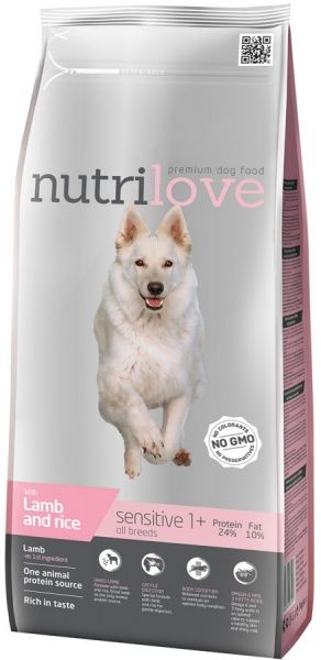 Корм NutriLove ягня і рис 3 кг