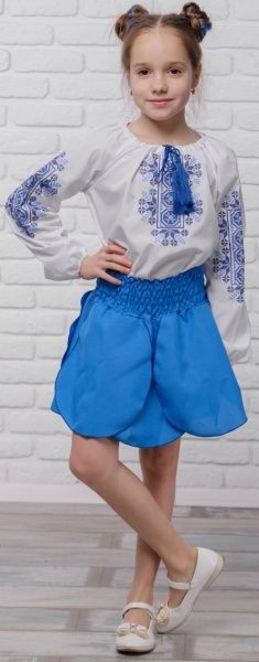 Спідниця для дівчаток Барвінок Сварга р.104-110 синій 