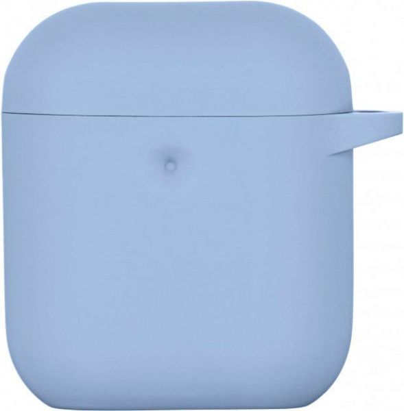 Чохол для навушників 2E для Apple AirPods Pure Color Silicone 3.0mm blue (2E-AIR-PODS-IBPCS-3-SKB) 