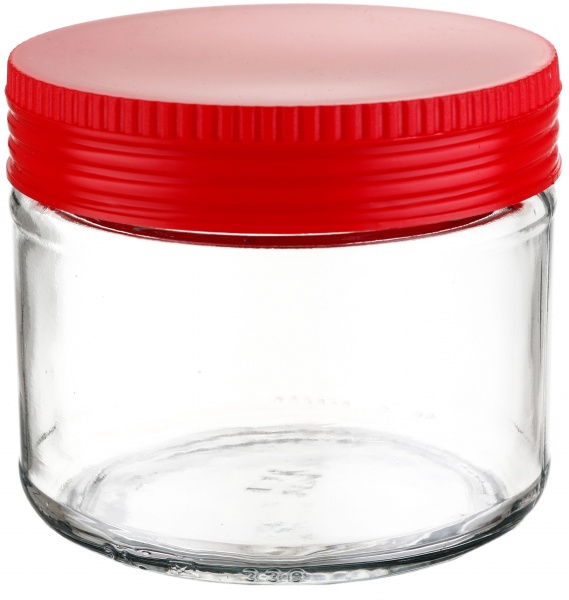 Банка скляна 280 мл із пластиковою кришкою 82 мм Італія 82284