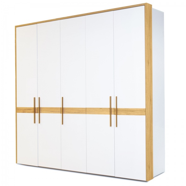 Шафа Embawood Моне білий/дуб сонома 