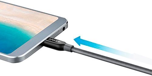 Кабель Anker USB Type-C – USB Type-C 0,9 м сірий (A8187HA1) Powerline 