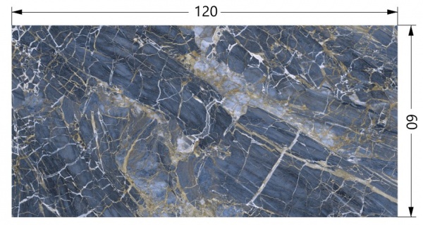 Плитка Cifre Голден Блу 60x120 