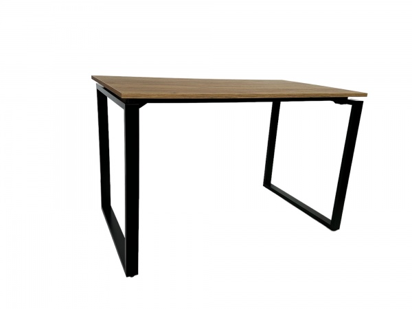 Стол Бастион 1200x680x750 мм черный/дуб крафт золотой 