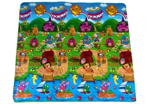  Lanor Коврик Lanor беби мат Поляна/Город (200х180х0,5см)