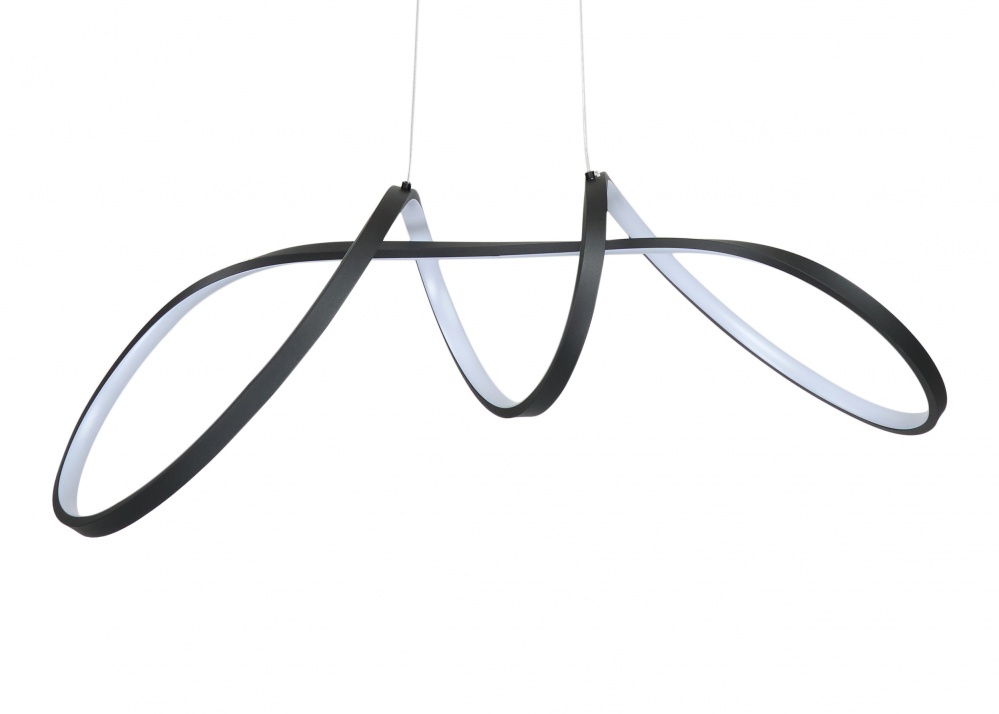 Люстра подвесная Berger 1x45 Вт LED-модуль черный 7021-PL-45 Black