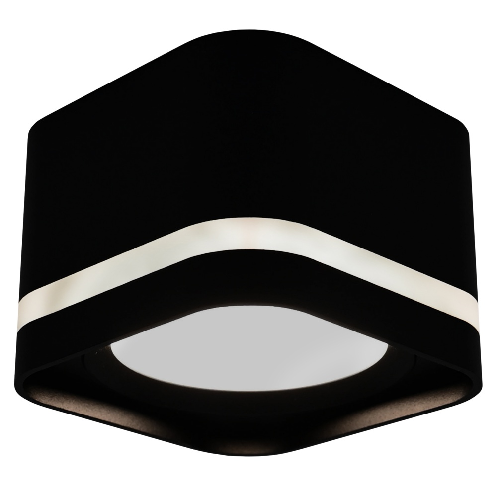 Светильник точечный Victoria Lighting 12 Вт GX53 черный Mine/PL1 black