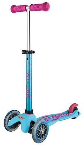 Самокат Micro Mobillity Systems Mini Micro deluxe turquoise бирюзовый ММD074 