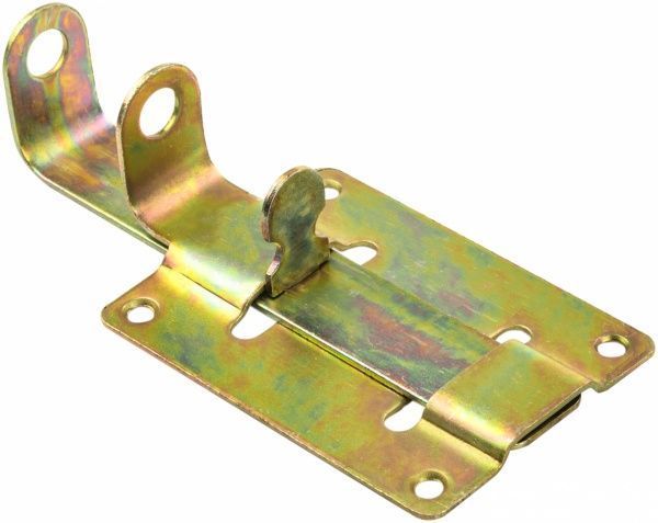 Засув під навісний замок №7 жовтий 160 мм