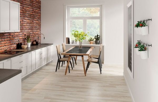 Плитка Zeus Ceramica Legno bianco ZZXLV1R 15x90 (48,6) 