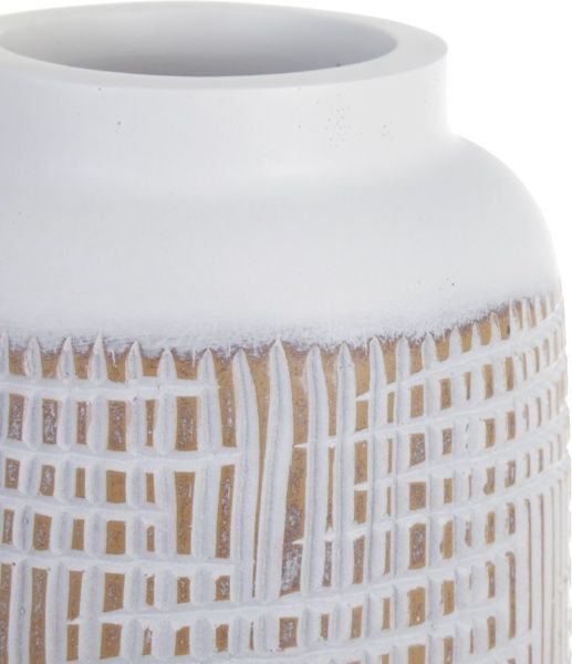 Ваза Лайт 15х15х60 см біла