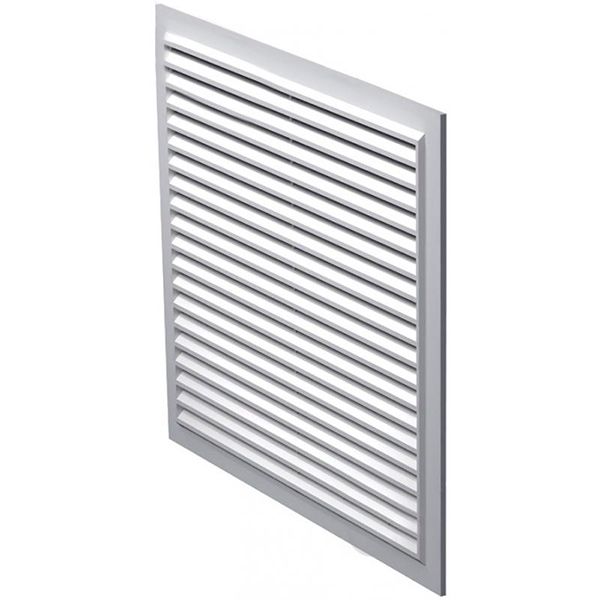 Решетка Вентс МВ 250-1с пластик белый 