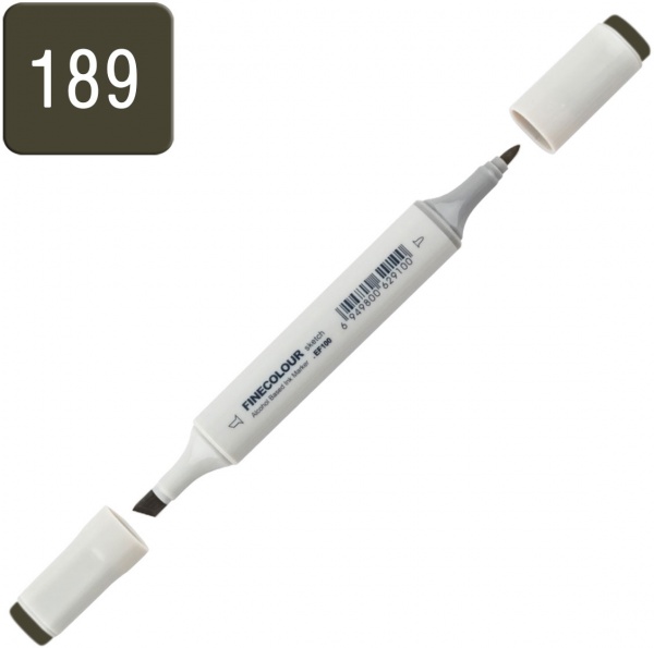 Маркер спиртовий FINECOLOUR Sketch EF100-189 bcds сірий №10 
