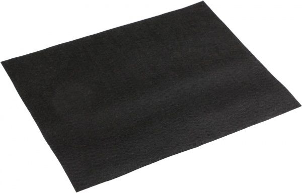 Фетр черный,  1 мм, 42,5x33 см